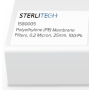 Polyethylene (PE) Membrane Filters, 0.2 Micron, 25mm, 100/Pk