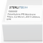 Polyethylene (PE) Membrane Filters, 0.2 Micron, 200 X 200mm, 5/PK