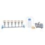 MultiVac 610-MS-T, 6-Branch Aluminum Manifold Vacuum Filtration System, AC 110V/60Hz