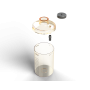 PC Waste Bottle with cover, 1200ml