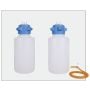 Heavy Duty PP Vacuum Bottle, 4L with drain, tubing, and clamp, autoclavable