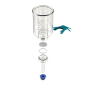 47mm Glass Microanalysis Holder, 1000 ml, KGS 47