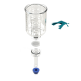 47mm Glass Microanalysis Holder, 1000 ml, KGT 47