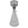Basic Buchner Kit: 125 mm Porcelain Funnel, 5L Side Arm Flask, Adapters, and Filters