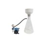 Complete Buchner Kit: 185 mm Porcelain Funnel, 5L Side Arm Flask, Adapters, Filters, Tubing, and Pump
