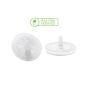 Cellulose Acetate Syringe Filters, PFAS-Free, Abluo, 0.22 Micron, 25mm, 100/Pk