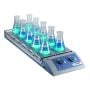 SCILOGEX MS-H-S10 Analog Magnetic Hotplate Stirrer 10-Channel, s/steel plate, 110V/60Hz