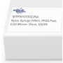 Nylon Syringe Filters, PFAS-Free, 0.22 Micron, 13mm, 100/Pk