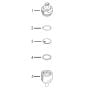 Replacement Part for KS 25, O-ring, PTFE