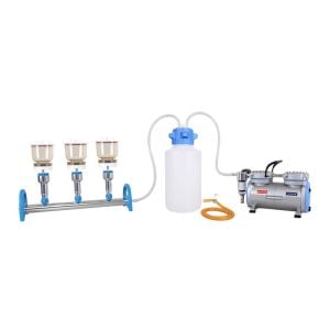 Rocker 3-Branch Aluminum Manifold Vacuum Filtration System