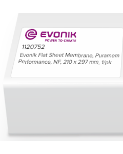 Evonik Flat Sheet Membrane, Puramem Performance, NF, 210 x 297mm, 1/pk