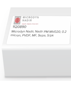 Microdyn Nadir, Nadir PM MV020, 0.2 micron, PVDF, MF, Sepa, 5/pk