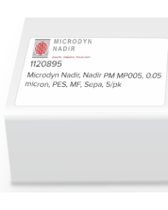 Microdyn Nadir, Nadir PM MP005, 0.05 micron, PES, MF, Sepa, 5/pk