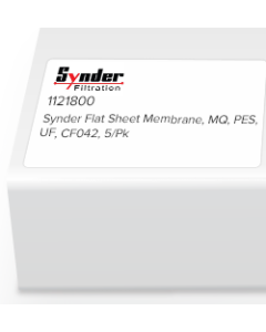 Synder Flat Sheet Membrane, MQ, PES, UF, CF042, 5/Pk