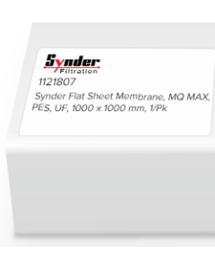 Synder Flat Sheet Membrane, MQ MAX, PES, UF, 1000 x 1000mm, 1/Pk