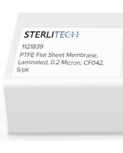 PTFE Flat Sheet Membrane, Polypropylene Netting Backer, Laminated, 0.2 Micron, CF042, 5/pk (QL816)