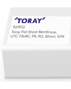 Toray Flat Sheet Membrane, UTC-73UAC, PA, RO, 90mm, 5/Pk