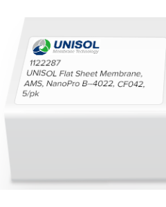 UNISOL Flat Sheet Membrane, AMS, NanoPro B–4022, CF042, 5/pk