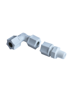 Tube Fittings for FO Cells, 3/8", Polypropylene