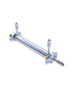 1812 Element Housing, 316SS, 1/2" OD Tube, Includes Female Adapters, 600 PSI Max, 1/ea