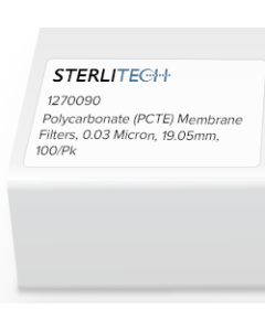 Polycarbonate (PCTE) Membrane Filters, 0.03 Micron, 19.05mm, 100/Pk