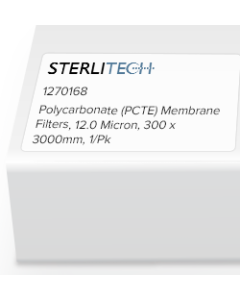 Polycarbonate (PCTE) Membrane Filters, 12.0 Micron, 300 x 3000mm, 1/Pk