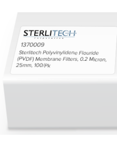 Polyvinylidene Flouride (PVDF) Membrane Filters, 0.2 Micron, 25mm, 100/Pk