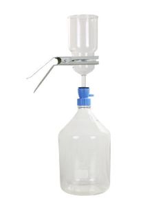 VF15, Glass Filtration Set Includes 1L funnel, base, clamp, stopper, GL45 adaptor, and 5L bottle