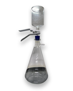 25mm Glass Microanalysis Holder, Glass Frit Support, 300 ml, 1L receiving flask
