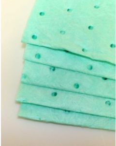 Chemically Resistant Absorbent Quilted Pad, 15 x 18 in, 250/Pk