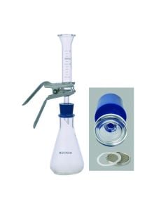 VF8, Glass Filtration Set, includes 25mm Filter Holder, Stainless Steel Support, 15mL Funnel, 125mL Receiving Flask