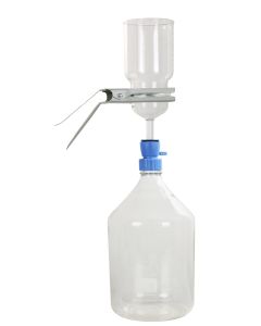 VF17, Glass Filtration Apparatus includes 1000mL/90mm Glass Filter Holder, No. 8 Stopper, 3500mL Receiver Flask and GL45 Adaptor
