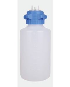 Heavy Duty PP Waste Bottle, 4000 mL w/ overflow protection, autoclavable