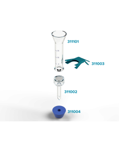 25mm Glass Microanalysis Holder, 15 ml, KG 25