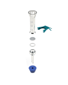 25mm Glass Microanalysis Holder, 15 ml, KGS 25