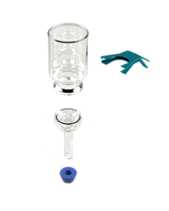 47mm Glass Microanalysis Holder, Glass Frit Support, 300 ml, KG 47