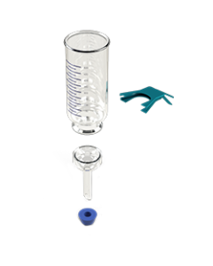 47mm Glass Microanalysis Holder, 500 ml, KG 47