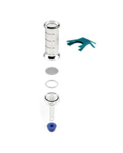 47mm Glass Microanalysis Holder, 100 ml, KGS 47