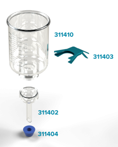 47mm Glass Microanalysis Holder, 1000 ml, KG 47