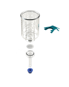 47mm Glass Microanalysis Holder, 1000 ml, KGT 47