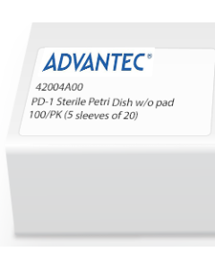 PD-1 Sterile Petri Dish w/o pad 100/PK (5 sleeves of 20)