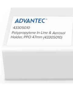 PPO 47, Polypropylene In-Line and Aerosol Holder, 47mm