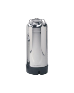 5-Gal 316SS Pressure Vessel (includes: pressure gauge, safety relief valve, hose barb connectors (3/8" OD tubing), tubing, hose clamp, dip tube)