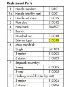 Funnel Holder 40-35 Male Joint