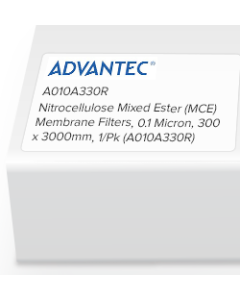 Nitrocellulose Mixed Ester (MCE) Membrane Filters, 0.1 Micron, 300 x 3000mm, 1/Pk
