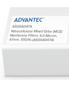 Nitrocellulose Mixed Ester (MCE) Membrane Filters, 5.0 Micron, 47mm, 100/Pk