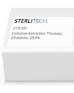 Cellulose Extraction Thimbles, 27x60mm, 25/Pk