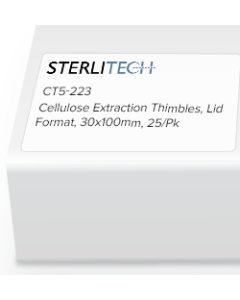 Cellulose Extraction Thimbles, Lid Format, 30x100mm, 25/Pk