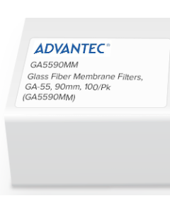 Glass Fiber Membrane Filters, GA-55, 90mm, 100/Pk