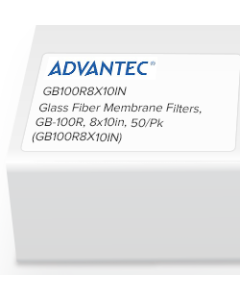 Glass Fiber Membrane Filters, GB-100R, 8x10in, 50/Pk